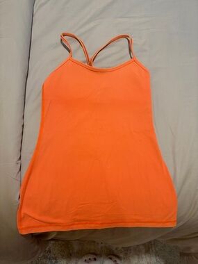lululemon athletica Neon Orange Strappy Camisole